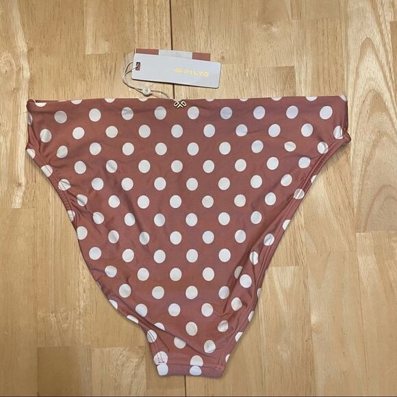 NWT - Pilyq polka Dot Bikini Bottoms - Picture 2 of 3
